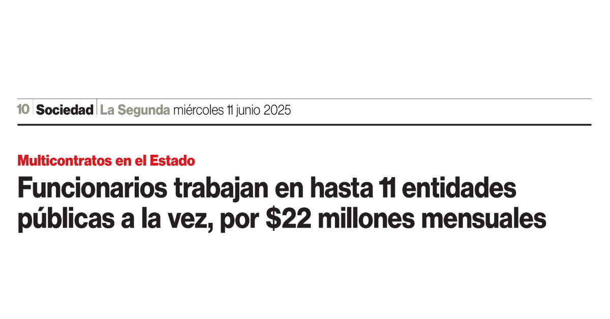 Multicontratos en el Estado